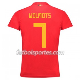 Camisetas Bélgica Wilmots 7 Primera Equipacion Mundial 2018